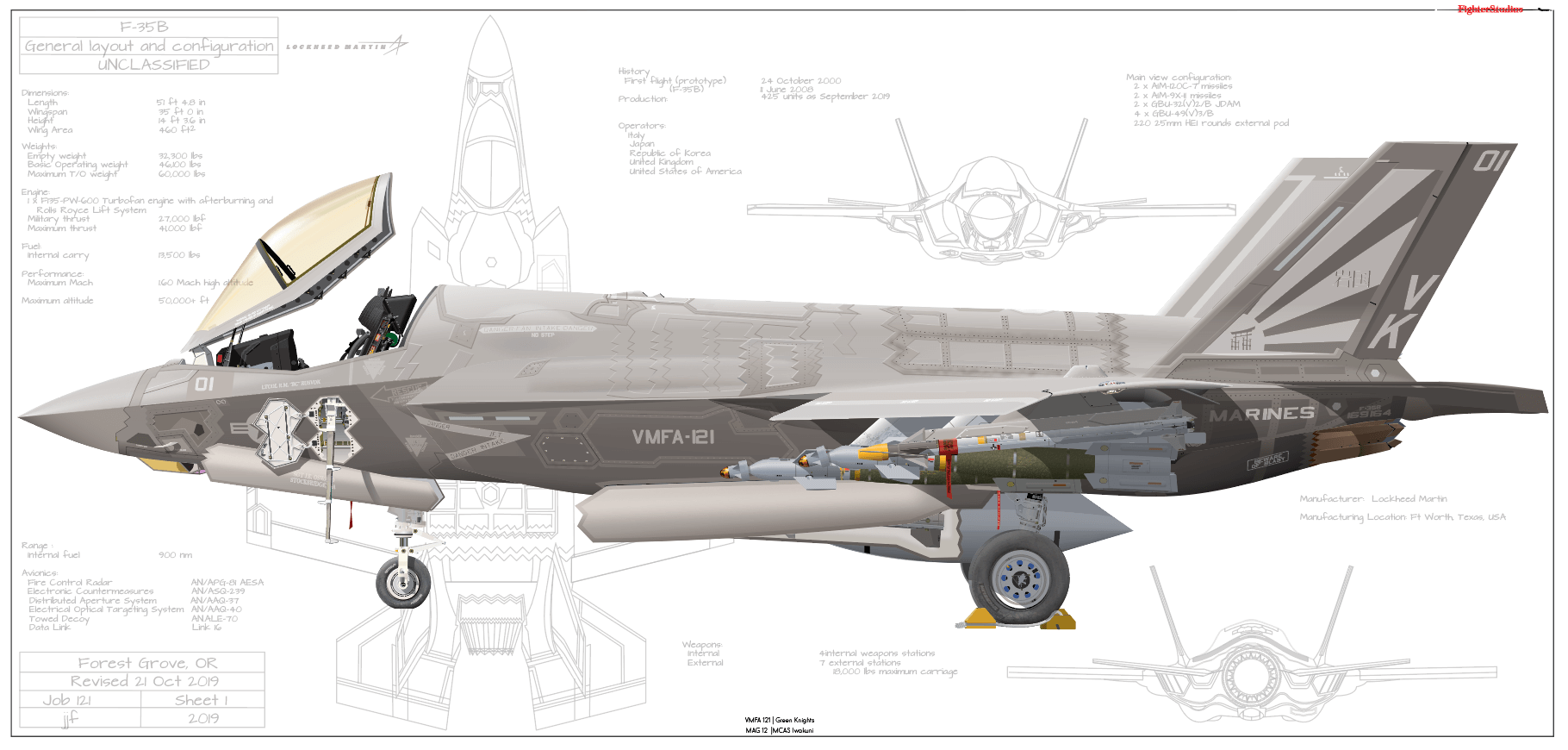 USMC F-35B VMFA-121 